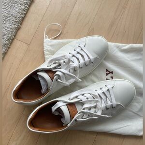 Bally Men’s White Leather Sneakers